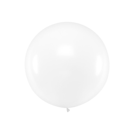 Balon okrągły 1m, Pastel Clear