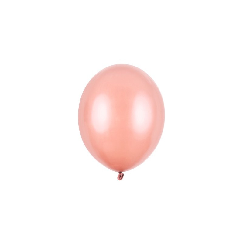 Balony Strong 12cm, Metallic Rose Gold (1 op. / 100 szt.)