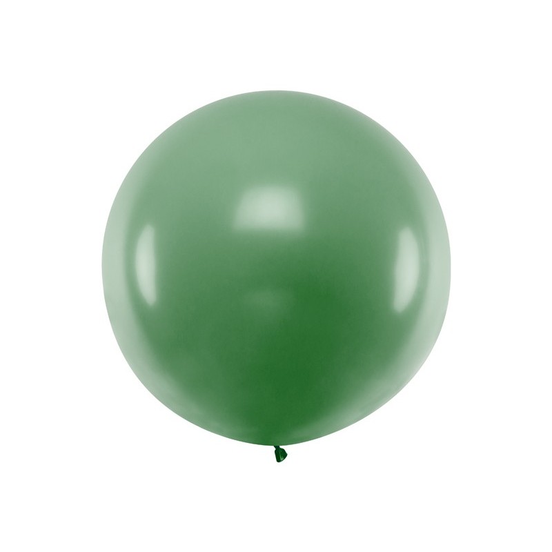 Balon okrągły 1m, Pastel Dark Green