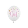 Balony 30cm, It's a Girl, P. Pure White (1 op. / 6 szt.)