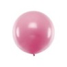 Balon okrągły 1m, Metallic Light Pink